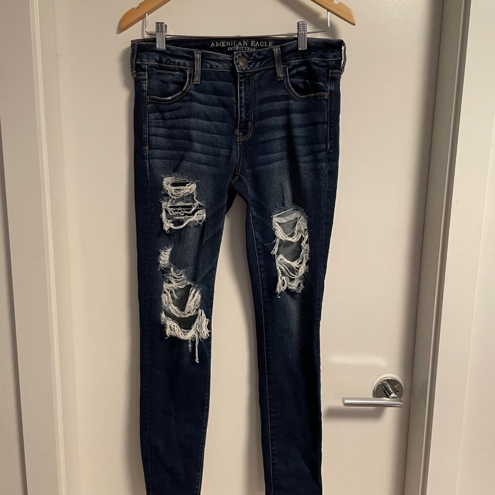 American Eagle Size 10 Super Stretch Denim